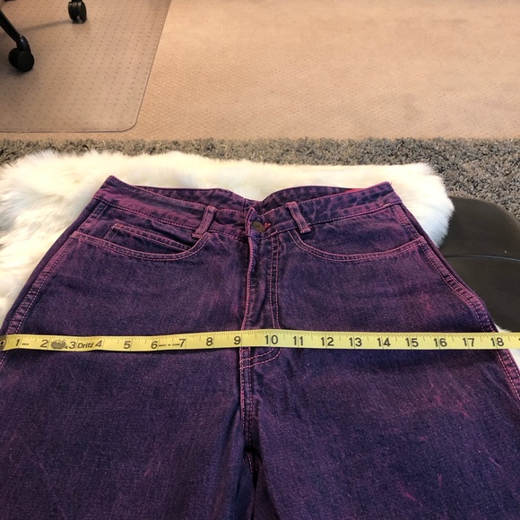 Purple washed denim straight leg size 11/12 jeans. - Picture 5 of 7